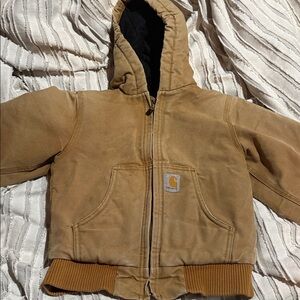 Carhartt Tan Hooded Jacket